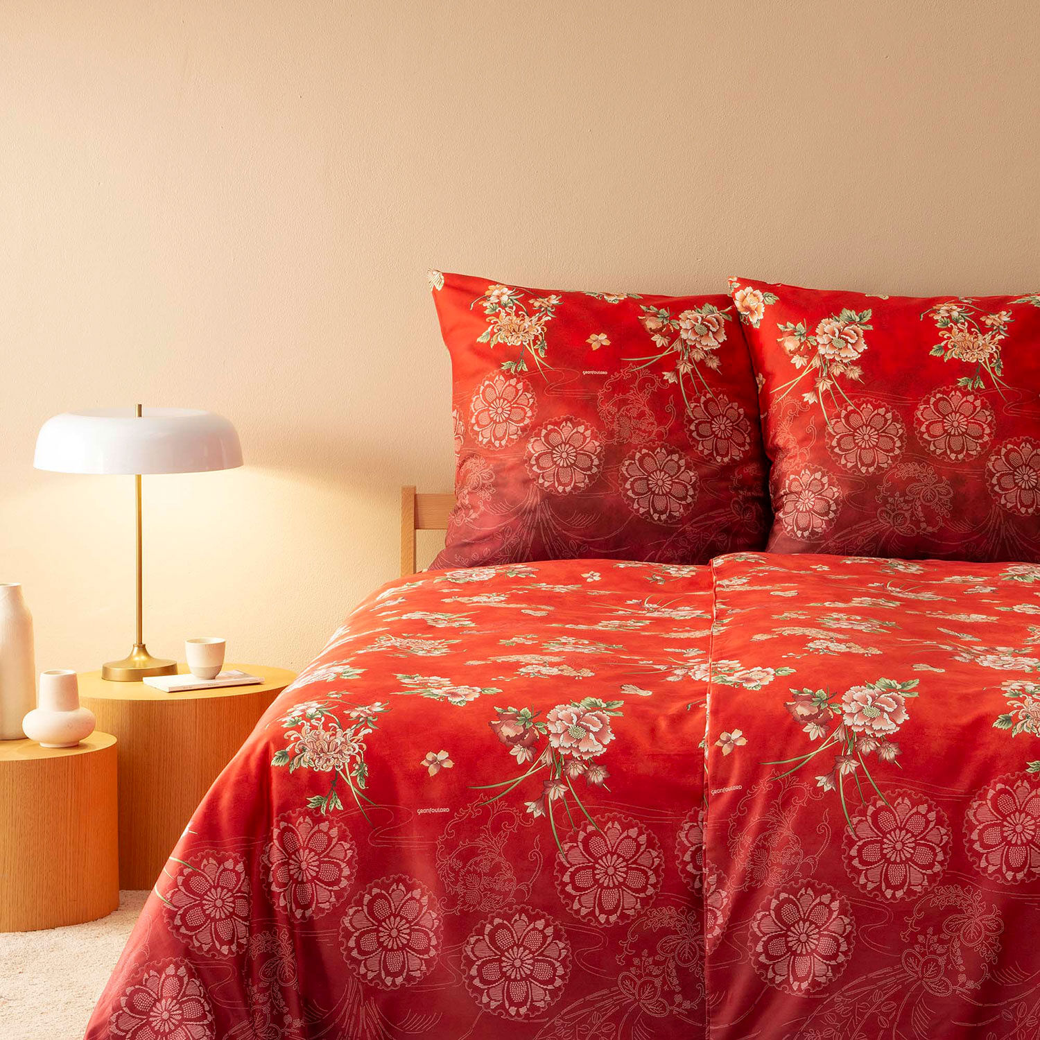 Bassetti Granfoulard Bettwäsche Esperidi , rot